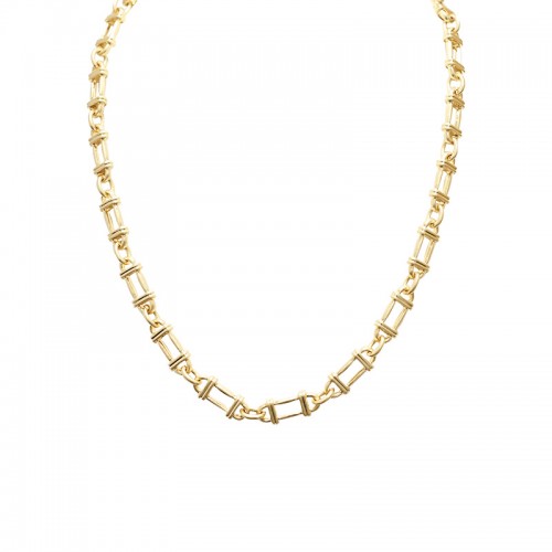 COLLANA CATENA A MAGLIE GRAFFETTE - SW2588B74
