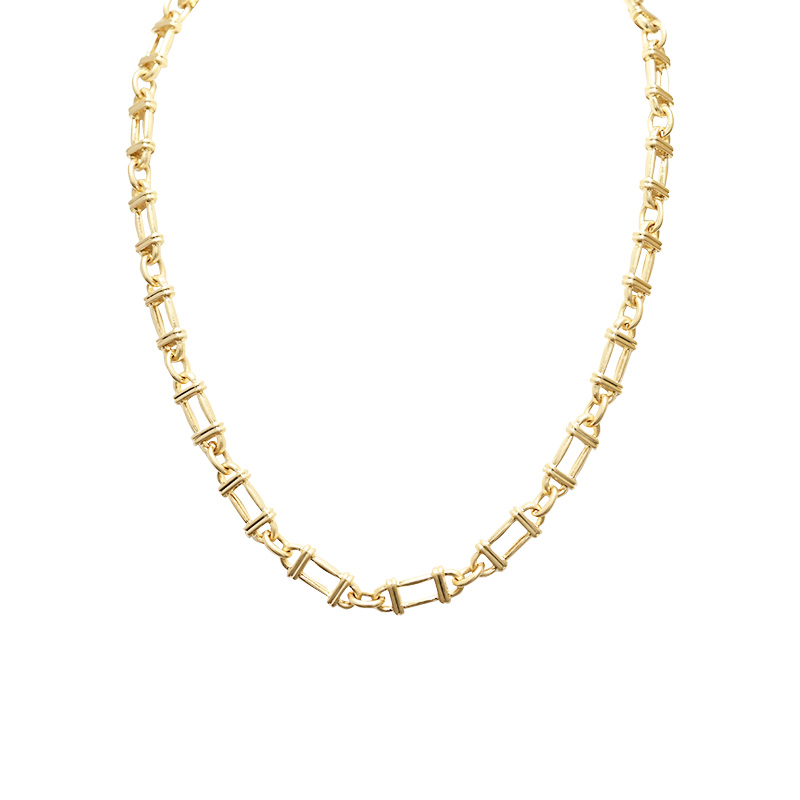 COLLANA CATENA A MAGLIE GRAFFETTE - SW2588B74