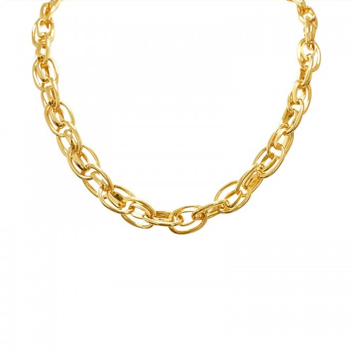 COLLANA CATENA A DOPPIA MAGLIA - SW25928B68