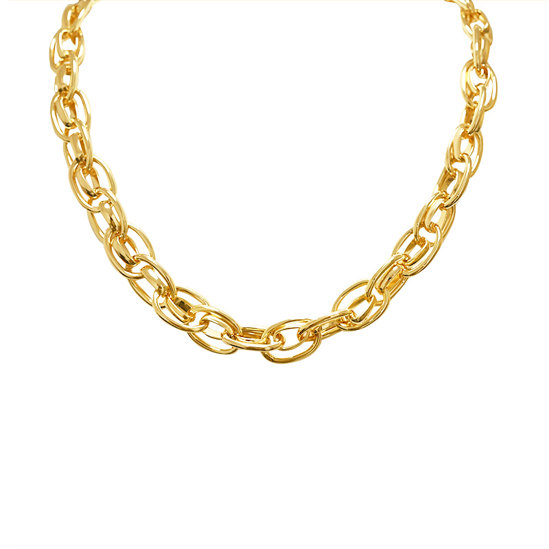 COLLANA CATENA A DOPPIA MAGLIA - SW25928B68 COLLANA CATENA A DOPPIA MAGLIA - SW25928B68