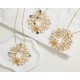 COLLANA CON CIONDOLO TRAFORATO A BOLLICINE SMALTATE - SW2592B66