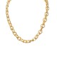 COLLANA CATENA CON MAGLIE ALTERNATE LUCIDE E RIGATE - SW25944B18