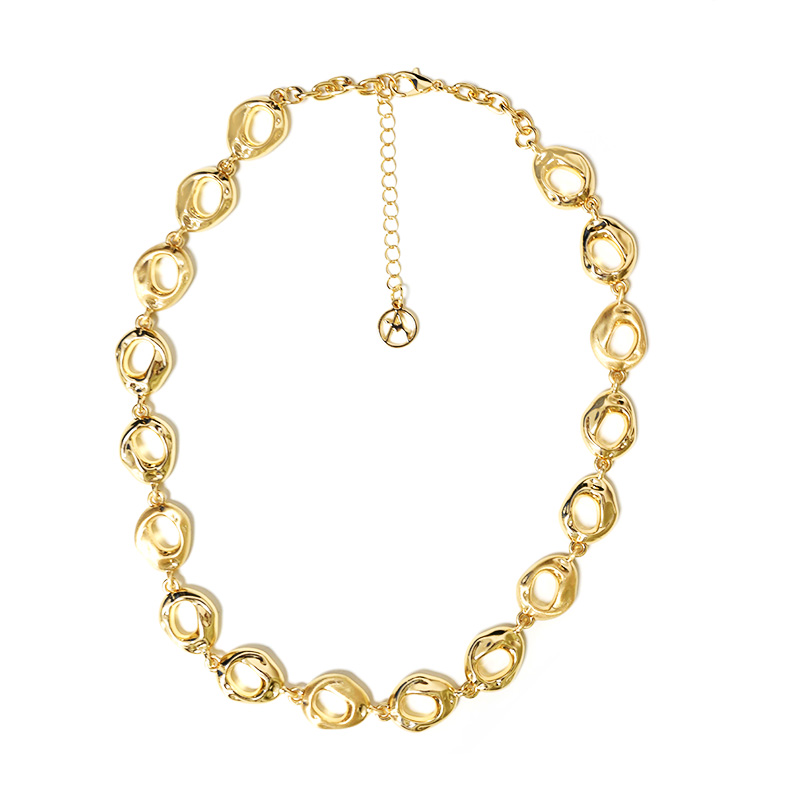 COLLANA CON MAGLIE OVALI ORGANICHE - SW26110C831