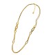 COLLANA LUNGA CATENA A SCATOLA CON MAGLIE RETTANGOLARI - SW26120C827