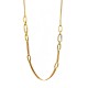COLLANA LUNGA CATENA A SCATOLA CON MAGLIE RETTANGOLARI - SW26120C827