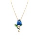 COLLANA CON CIONDOLO A FORMA DI ROSA SMALTATA - SW2667D065