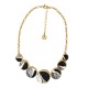 COLLANA CON DISCHI SMALTATI EFFETTO MARTELLATO - SW2688C803