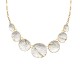 COLLANA CON DISCHI SMALTATI EFFETTO MARTELLATO - SW2688C803