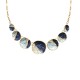COLLANA CON DISCHI SMALTATI EFFETTO MARTELLATO - SW2688C803