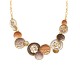 COLLANA CON ALBERI DELLA VITA E DISCHI SMALTATI - SW2688C806