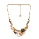 COLLANA ONDE MARINE SMALTATE CON CRISTALLI - SW2688C808