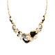 COLLANA ONDE MARINE SMALTATE CON CRISTALLI - SW2688C808