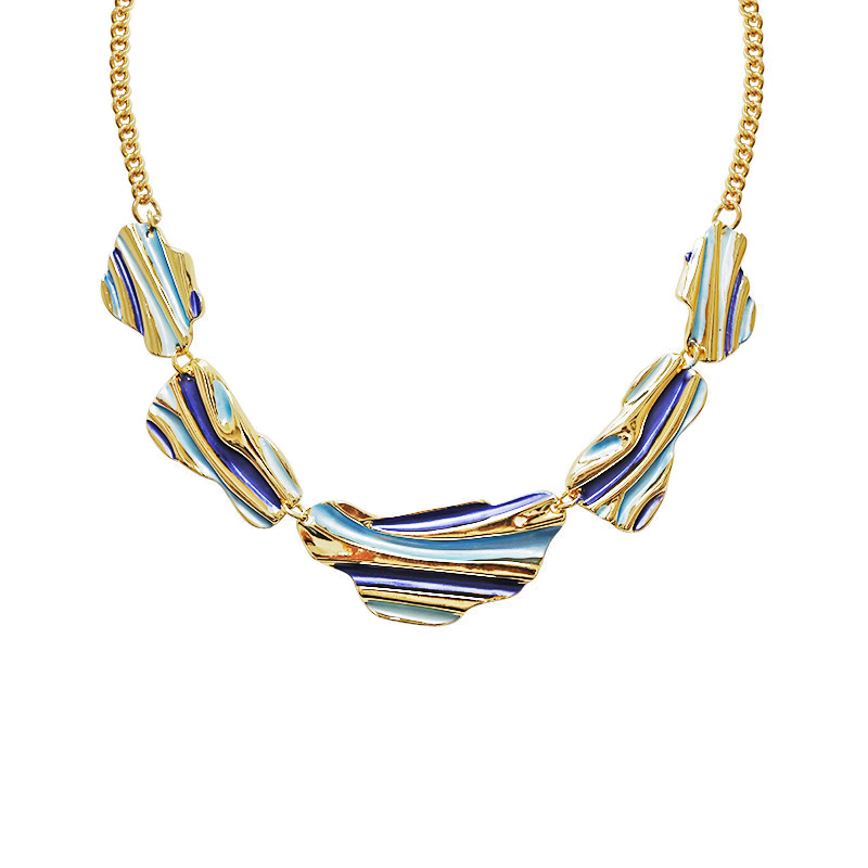 COLLANA SMALTATA CON STRATI FLUIDI - SW2688C815