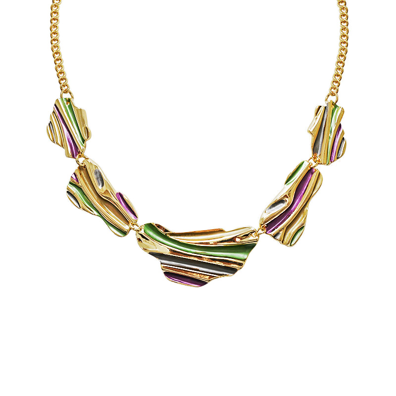 COLLANA SMALTATA CON STRATI FLUIDI - SW2688C815