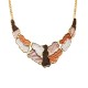 COLLANA CON FRAMMENTI ORGANICI SMALTATI - SW2688C821