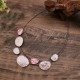 COLLANA SMALTATA CON FILO NERO IN ACCIAIO - SW8314100A31