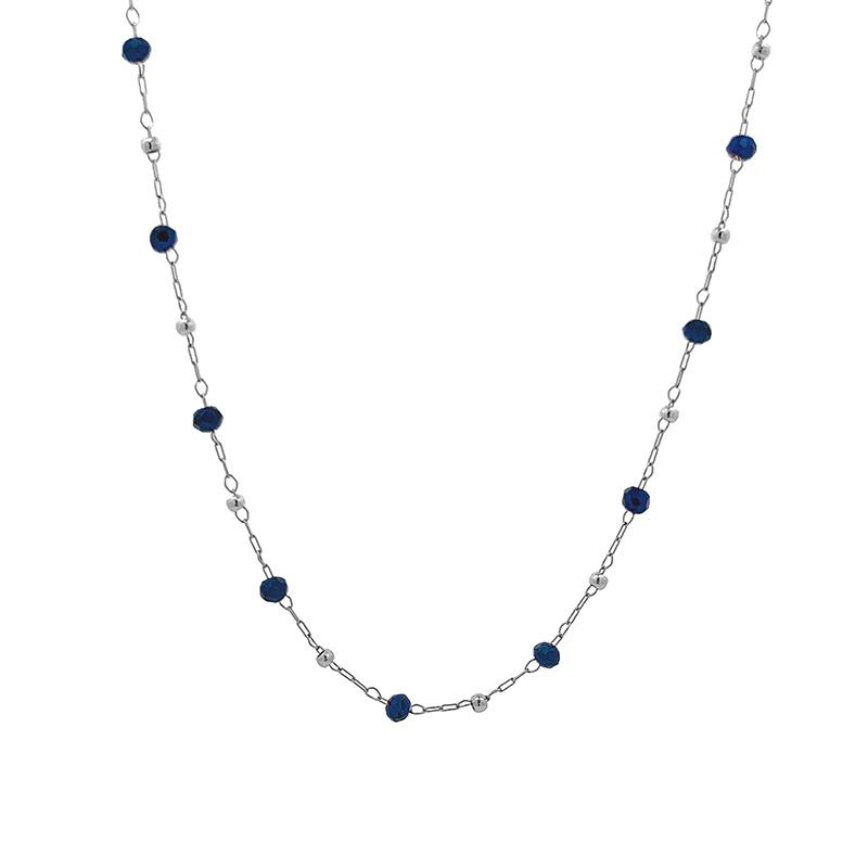 COLLANA DI PERLINE CON CRISTALLI 4MM - XT24344A291