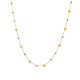 COLLANA DI PERLINE CON CRISTALLI 3MM - JN211128544E13