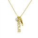 COLLANA CON SCRITTA 'AMOUR' IN ZIRCONI - YC2472B951 COLLANA CON SCRITTA 'AMOUR' IN ZIRCONI - YC2472B951
