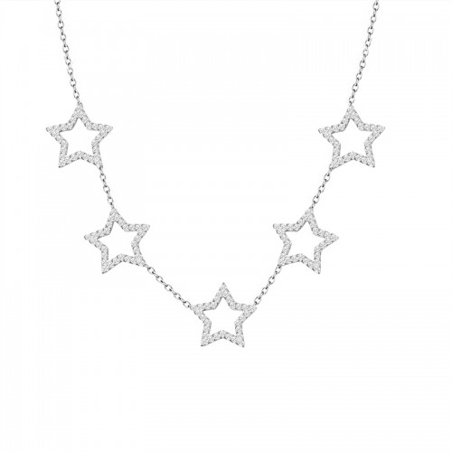 COLLANA 5 STELLE IN STRASS - YC25128B383