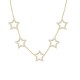COLLANA 5 STELLE IN STRASS - YC25128B383 COLLANA 5 STELLE IN STRASS - YC25128B383