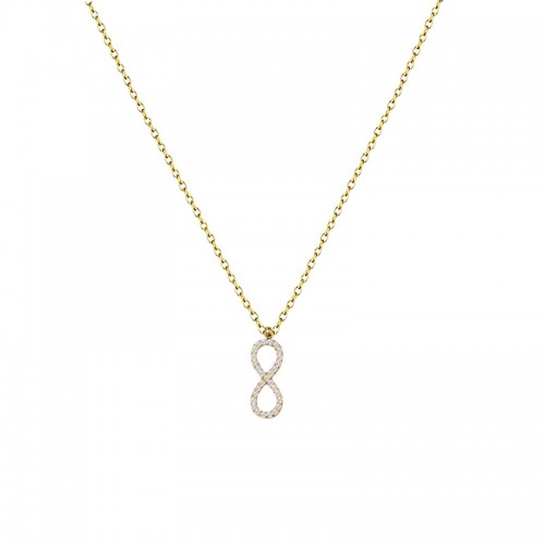 COLLANA CON PENDENTE IN STRASS DI VARIE FORME - YC2564B/YC2568B