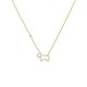 COLLANA CON PUNTO LUCE E CIONDOLO A CANE IN STRASS - YC2564B206 COLLANA CON PUNTO LUCE E CIONDOLO A CANE IN STRASS - YC2564B206