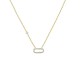 COLLANA CON PUNTO LUCE E CIONDOLO A GRAFFETTA IN STRASS - YC2564B214 COLLANA CON PUNTO LUCE E CIONDOLO A GRAFFETTA IN STRASS - YC2564B214