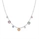 COLLANA CON CUORI PENDENTI IN ZIRCONE - YC25704B254