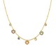 COLLANA CON CUORI PENDENTI IN ZIRCONE - YC25704B254