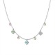 COLLANA CON QUADRIFOGLI PENDENTI IN ZIRCONE - YC25704B256 COLLANA CON QUADRIFOGLI PENDENTI IN ZIRCONE - YC25704B256