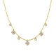 COLLANA CON QUADRIFOGLI PENDENTI IN ZIRCONE - YC25704B256 COLLANA CON QUADRIFOGLI PENDENTI IN ZIRCONE - YC25704B256