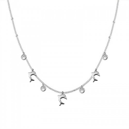 COLLANA CON PENDENTI MARINI E ZIRCONE - YC25704B344/47/53