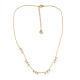 COLLANA A CATENA CON ZIRCONI PENDENTI - YC260064D202
