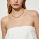 COLLANA CON ELEMENTI A GOCCIA E ZIRCONI - YC26208C908