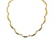 COLLANA CON ELEMENTI CURVI E ZIRCONI - YC26208C909
