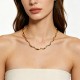 COLLANA CON ELEMENTI CURVI E ZIRCONI - YC26208C909