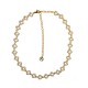 COLLANA QUADRIFOGLI TRAFORATI CON PAVÉ DI ZIRCONI - YC26240C879