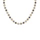 COLLANA A FIORI CON ZIRCONI COLORATI - YC26240C883