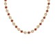 COLLANA A FIORI CON ZIRCONI COLORATI - YC26240C883