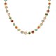 COLLANA A FIORI CON ZIRCONI COLORATI - YC26240C883
