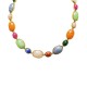 COLLANA A MAGLIE OVALI IN RESINA COLORATA - YC26240C913