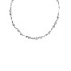 COLLANA GEOMETRICA CON ZIRCONI MULTITAGLIO COLORATI - YC26288C888
