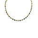COLLANA GEOMETRICA CON ZIRCONI MULTITAGLIO COLORATI - YC26288C888