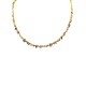 COLLANA GEOMETRICA CON ZIRCONI MULTITAGLIO COLORATI - YC26288C888