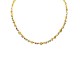 COLLANA GEOMETRICA CON ZIRCONI MULTITAGLIO COLORATI - YC26288C888