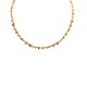 COLLANA GEOMETRICA CON ZIRCONI MULTITAGLIO COLORATI - YC26288C888