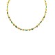 COLLANA GEOMETRICA CON ZIRCONI MULTITAGLIO COLORATI - YC26288C888