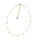 COLLANA CON SFERE E PUNTI LUCE - YC2664C937