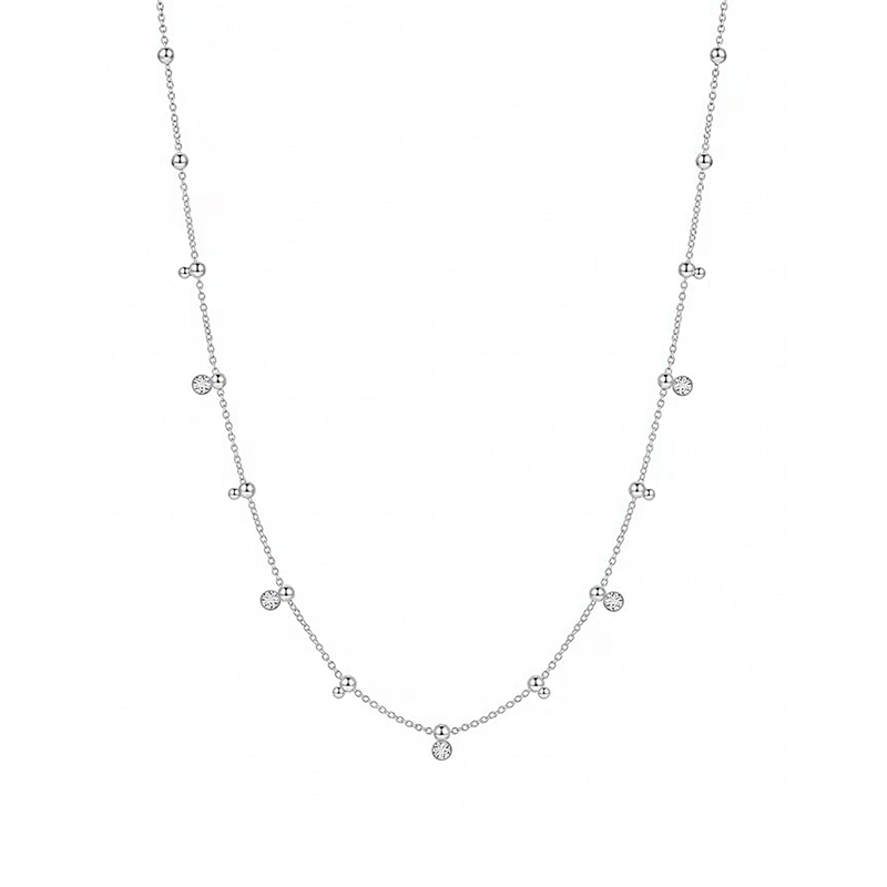 COLLANA CON SFERE E PUNTI LUCE - YC2664C937